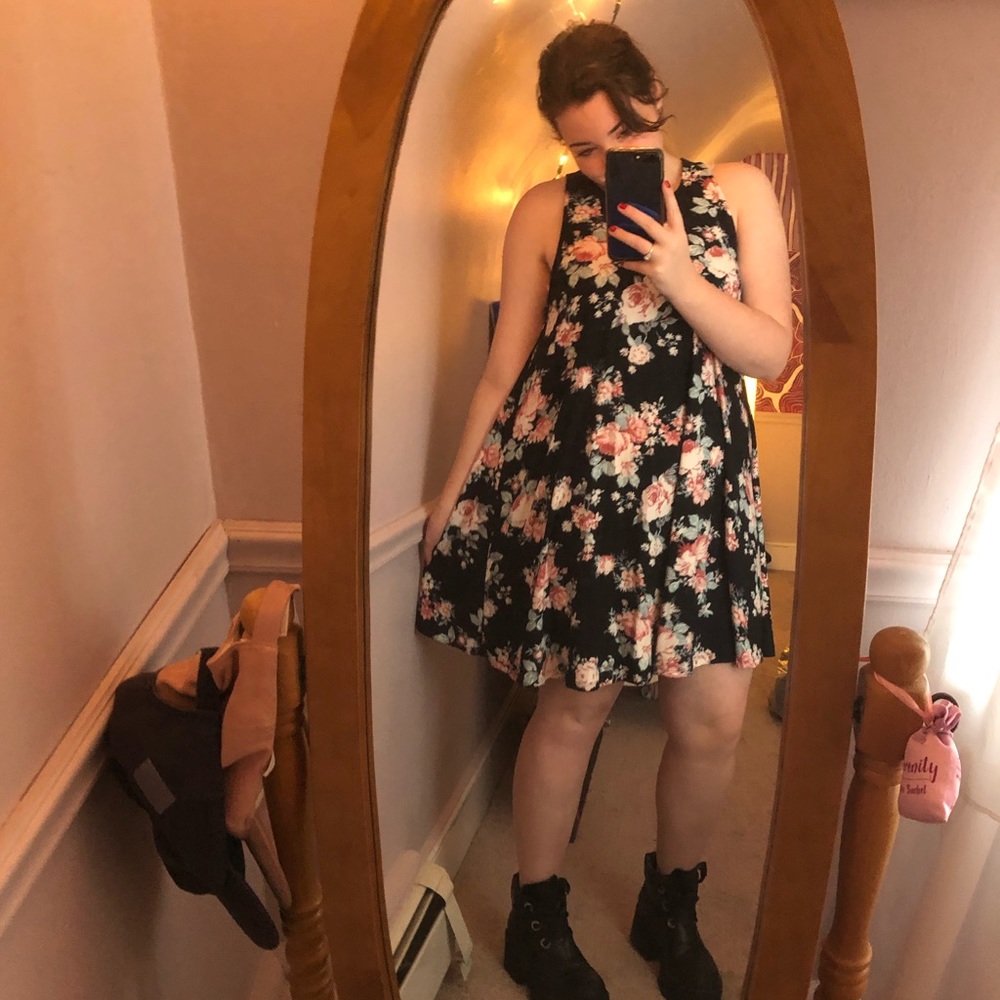 Planet Gold mini floral sundress